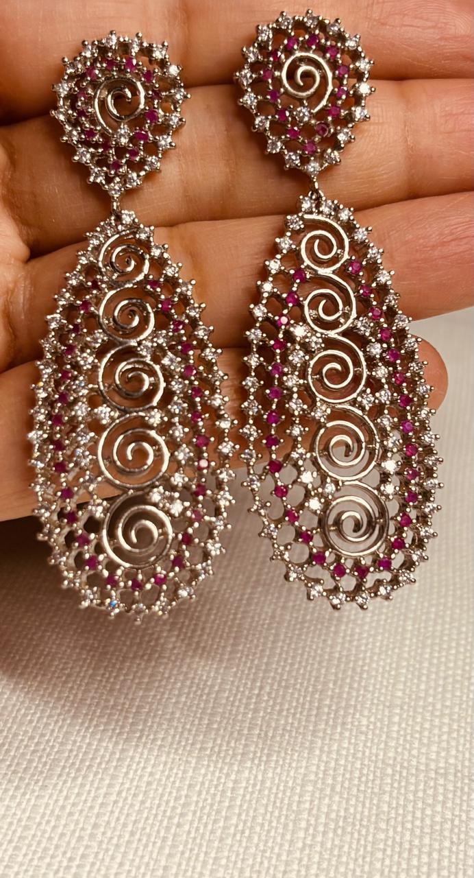 Moonlit Cascade Earrings